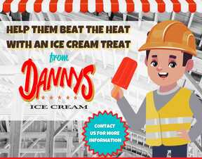 Dannys ice cream truck construction safetly week 2024