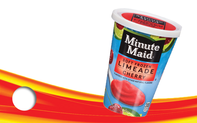 Minute Maid Soft Frozen Limeade Cherry 2