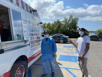 Dannys Ice Cream Truck Austin Caters for Employee Appreciation day 